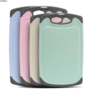 

Wheat straw Cutting Board Degradable Chopping Board Food Slice Cut Chopping Block Chopping Board Kitchen Gadget Home Accessories