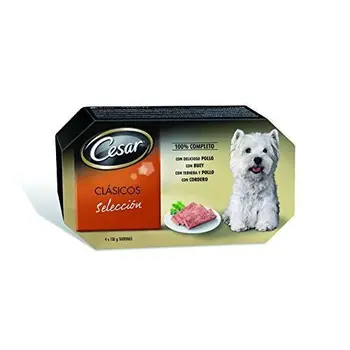 

César Tarrinas Para Perros Clásicos Selección - Paquete de 4 x 150 gr - Total: 600 gr