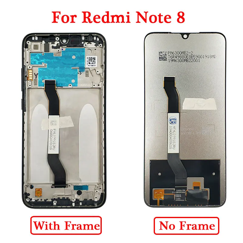 ЖК-дисплей для Xiaomi Redmi Note 8 note8 Pro, ЖК-экран с рамкой, замена экрана для Redmi Note 8 Pro, ЖК-дисплей