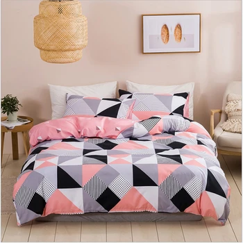 

Stripe square Duvet Cover Bedding Quilt Blanket Comforter Cover Quilt Cover pillowcase Single Double Queen King Customized