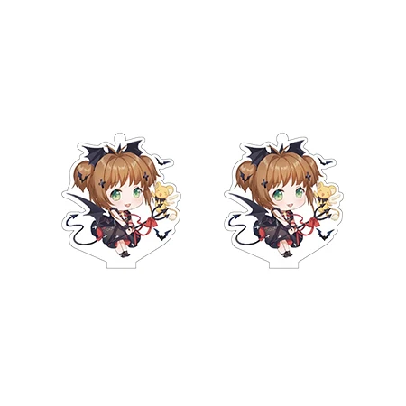 Новые Cardcaptor Sakura и Syaoran акриловые серьги аниме персонажи усадки Dinks серьги эпоксидные серьги-гвоздики - Окраска металла: 1