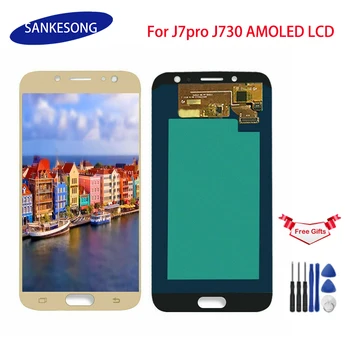 

AMOLED LCD For Samsung Galaxy J7 Pro 2017 J730 SM-J730F J730FM/DS J730F/DS J730GM/DS Display Touch Screen Digitizer Assembly