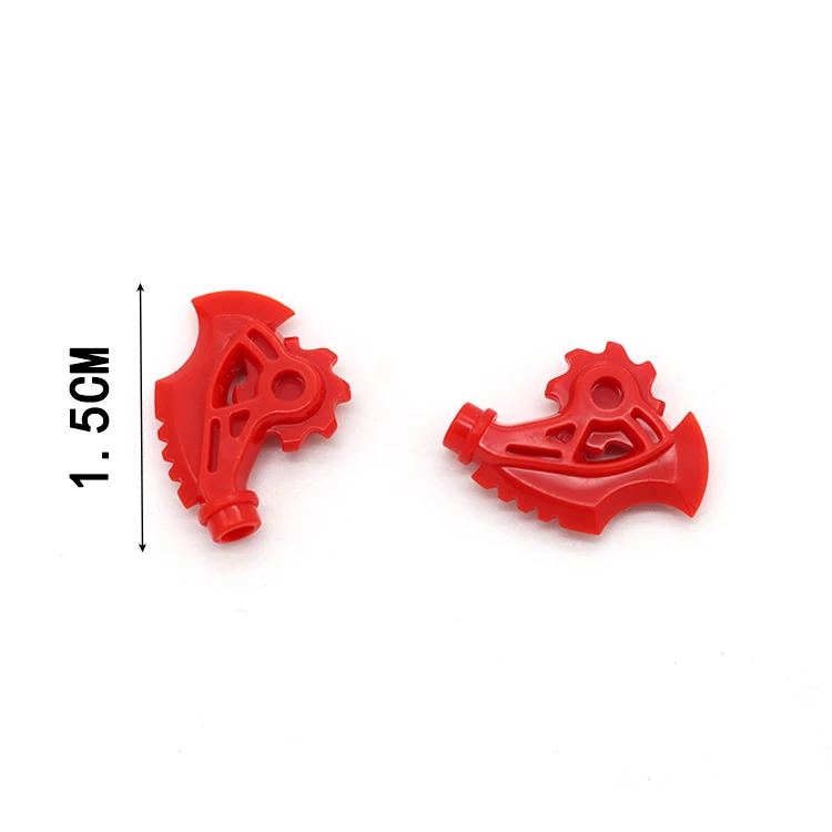 Red machete Moc, нож, меч, копье, топор, кость, сделай сам, креативное здание, просветляющий блок, блоки, части, наборы, совместимые со сборками частиц - Цвет: Red machete