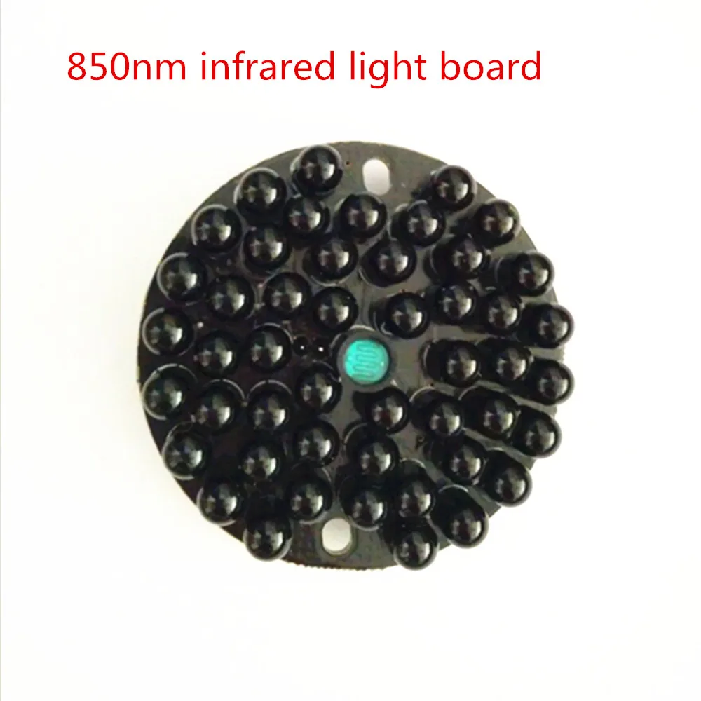 

48 LED IR Light Board 850nm Infrared Light Board Illuminator Plate For CCTV Security Camera Black bead customized angle optional