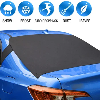 

Car Rear Windshield Snow Cover Windscreen Protector Shield Guard with 4 Magnets UND Sale