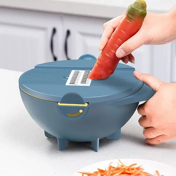 

Vegetables Cutter Cutter Grater Multifunctional Grater Kitchen Vegetables Fruits Cutter With Drain Basket Manual