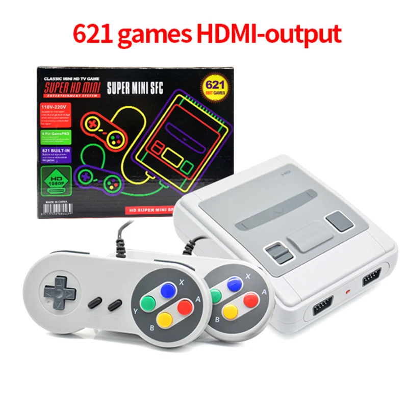 

Retro Mini TV Game Console 8 Bit Handheld Game Player AV Port Kids Video Gaming Console Built-In 621 Classic Games Dropshipping