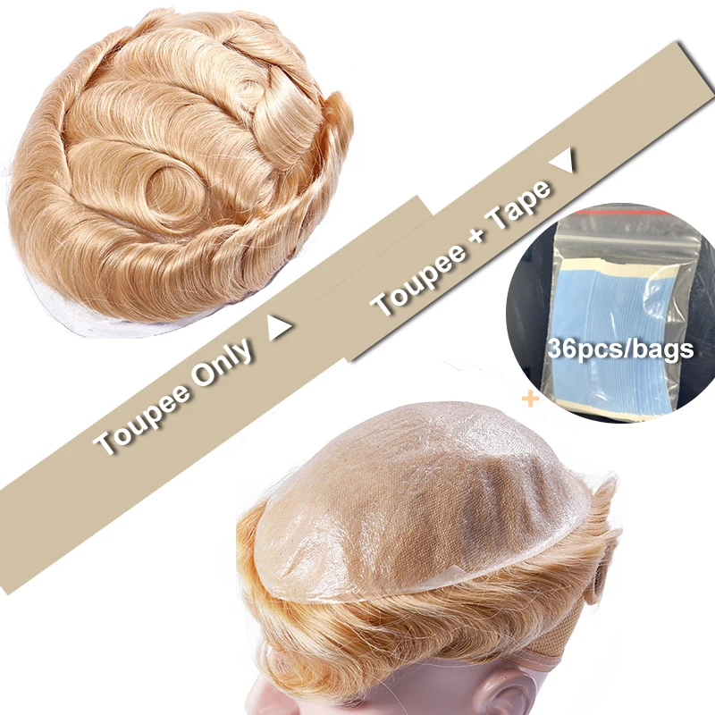 Ali Queen волосы тонкая кожа 0 04 05 мм мужские s toupee 8x10 дюймов системы замещения волос