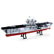 Navy Battle Ship Aircrafted Carrier Compatible Legoingly ruiser Military Submarine Destroyer Warship Model Building Block Toy wenhsin assembling model warship 1 700 u s a warship navy new york battleship bb34 warship 06711
