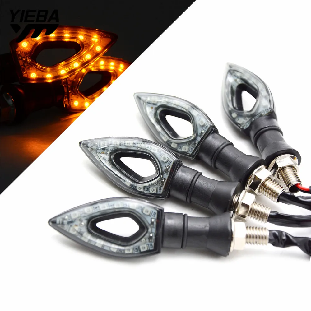 

2pcs/1pair Universal LED MotorcycleTurn Signal Indicators Light Lamp For Honda CBR600F4i CBR1000RR Repsol Edition CBR500R /ABS