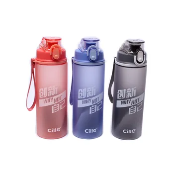 

620ml Plastic Outdoor Sport Water Bottles Tritan Fashion Personalized Botellas De Plastico Para Agua Fitness Equipments EC50SH