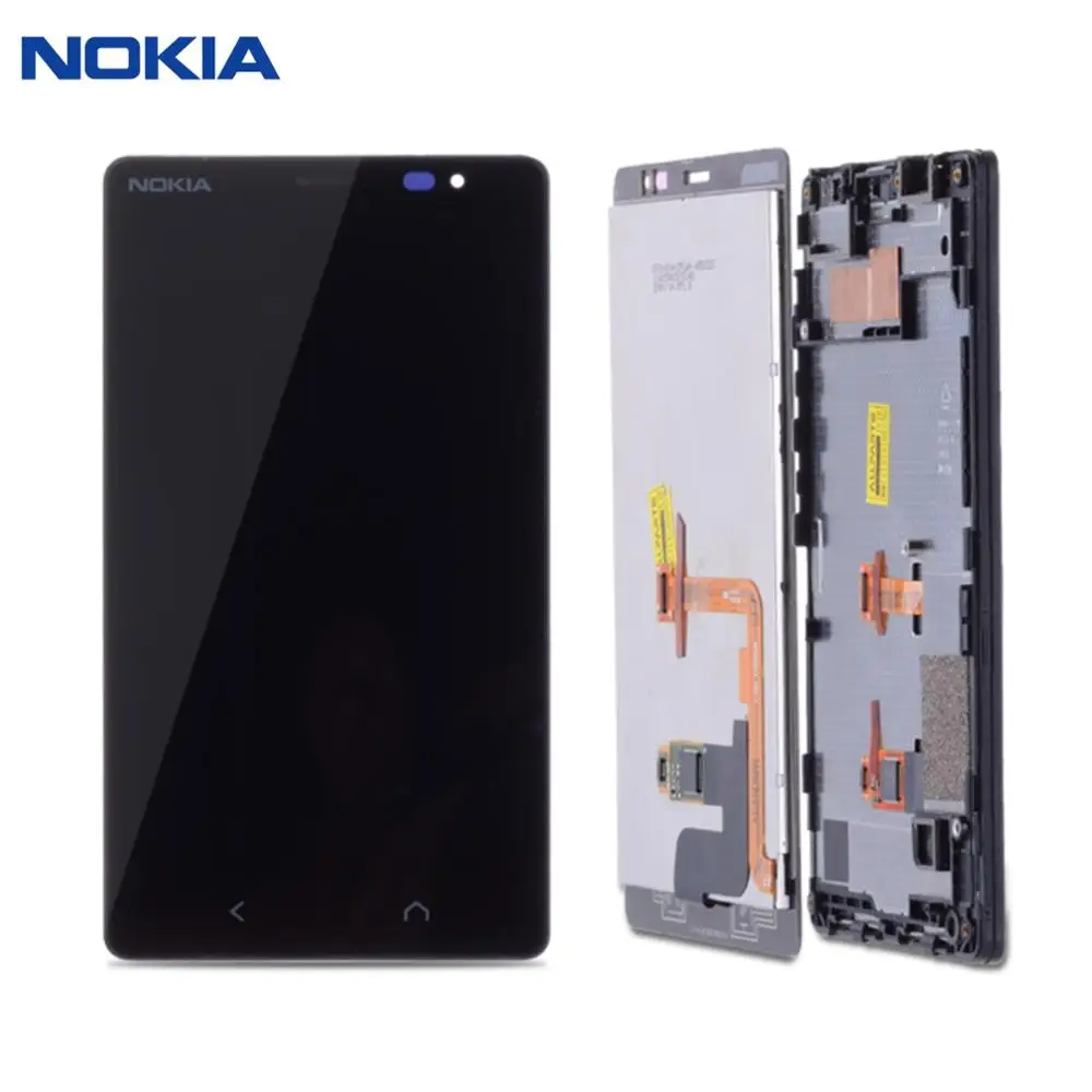 

4.3" 800x480 Original IPS LCD For NOKIA X2 Display Touch Screen with Frame Replacement for NOKIA X2 Dual RM-1013 RM-1014 X2DS