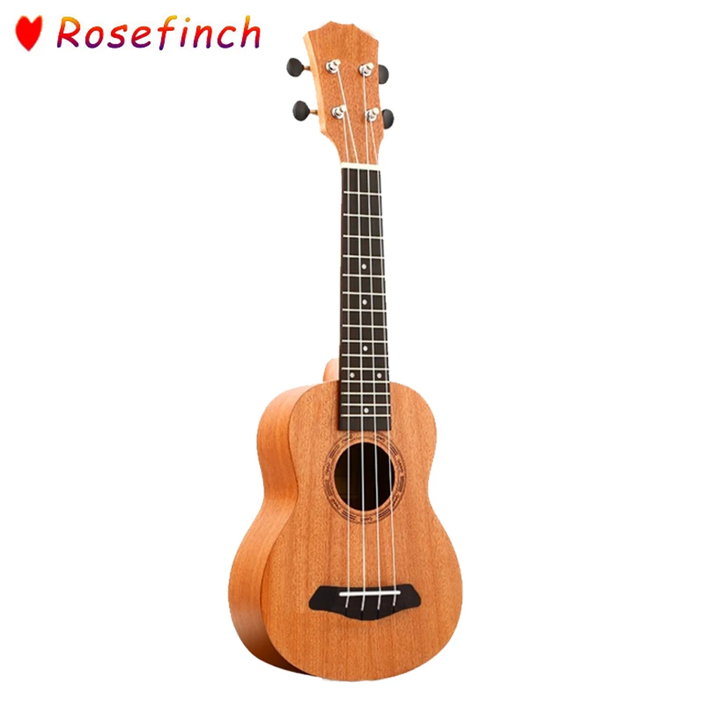 Rosefinch 21 дюймов Гавайские гитары укулеле для начинающих Гавайские гитары укулеле с сумкой медиаторы тюнер концертный Уке для детей подарок UK2116C - Цвет: UK2116