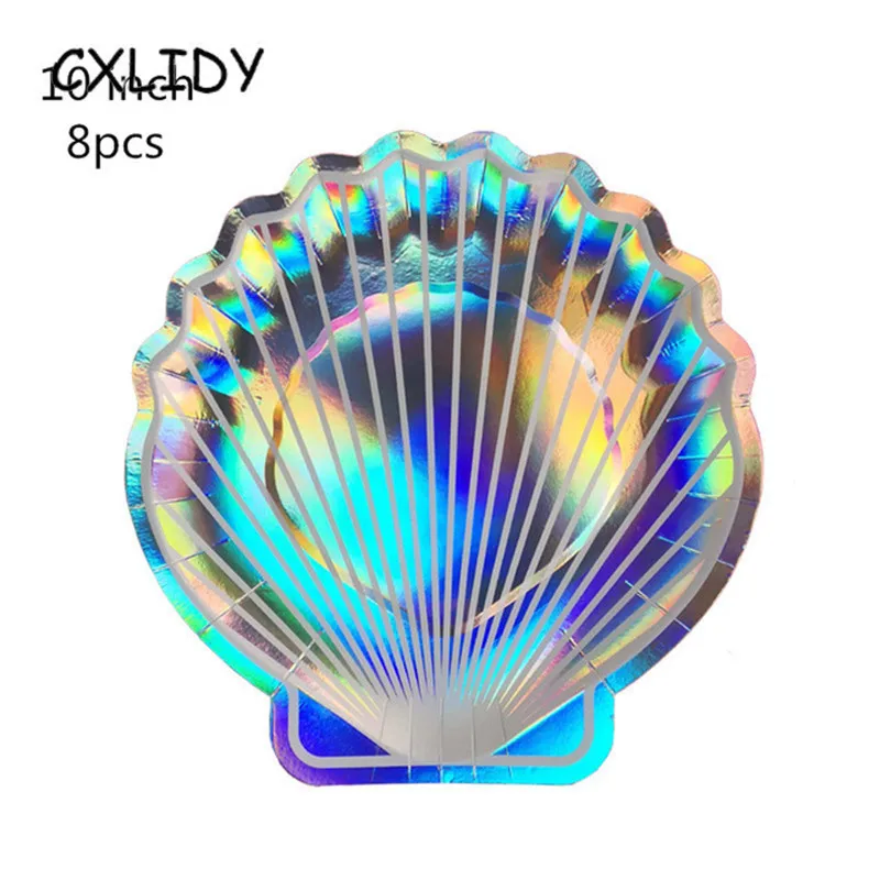 10inch (8pcs) Вечерние столовые приборы в форме русалки для дня рождения скатерть с русалкой вечерние воздушные шары в форме хвоста русалки - Цвет: 10inch (8pcs)