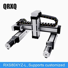 Special Offers RXS80XYZ-L XYZ Stage Ball Screw CNC Linear Module Guide Rail Motion Slide Actuator Nema 24 Stepper Robotic Arm Kit Rod Z 100mm Special Offers RXS80XYZ-L XYZ Stage Ball Screw CNC Linear Module Guide Rail Motion Slide Actuator Nema 24 Stepper Robotic Arm Kit Rod Z 100mm