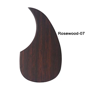 HISPETECH гитарные запчасти 1 шт. деревянные накладки с цветочным узором самоклеющиеся защитные наклейки для гитары накладки для 38 39 40 41 дюймов - Цвет: Rosewood-07