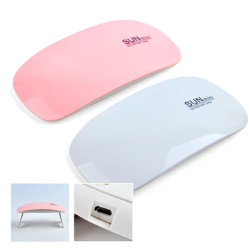 

6W Small Led UV Lamp Nail Dryer Curing all Gel Polish Sun Light Portable UBS Lamp for Manicure Home Trips for Gel Nails