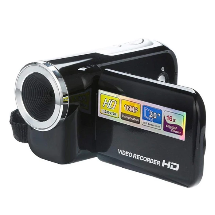 Переносной видео Камера видеокамеры 2 дюймов Экран 16 миллионов пикселей мини цифровой Камера видеокамера JR предложения