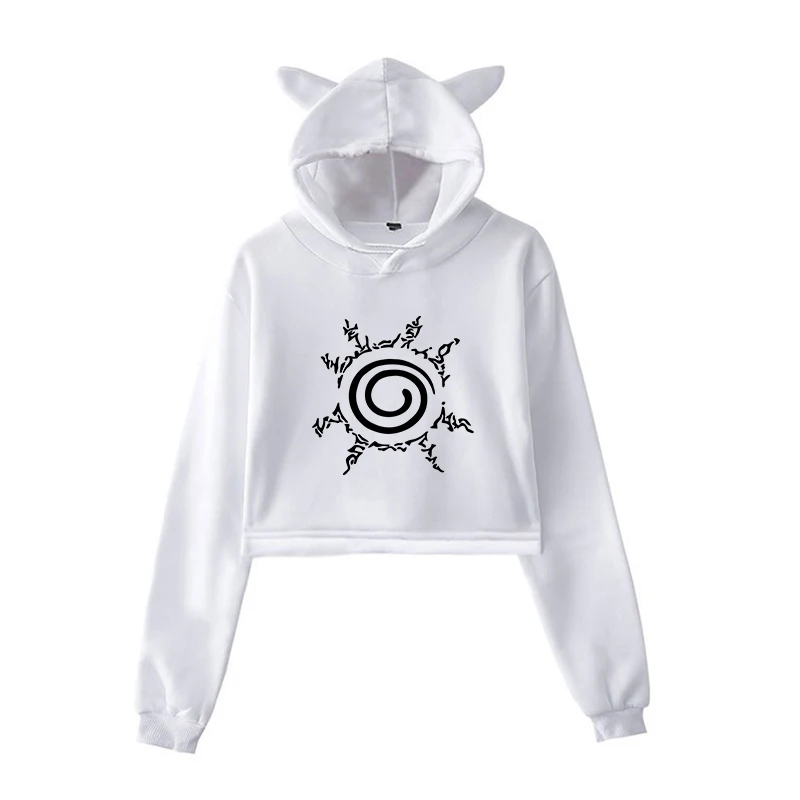 Hoody Hodies 22 Новые толстовки Наруто дизайн худи Hodies для женщин светящийся пуловер уличная Женская кошачья Ушная Толстовка Kleding Vrouwen Harajuku - Цвет: Hoody Hodies 22