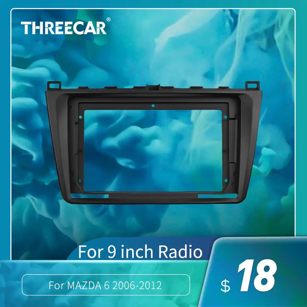 Рамка для приборной панели автомобиля 2Din подходит MAZDA 6 2006 2012 DVD панель GPS комплект