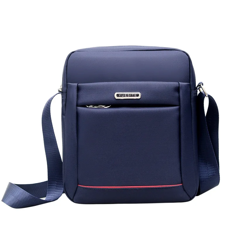 

Fashion MEN'S Single-shoulder Bag Business Casual Handbag Waterproof Nylon Bag Large Capacity Lightweight Shoulder Travel Bag