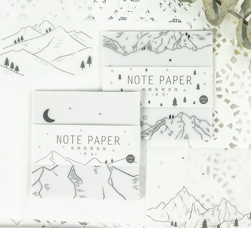 

The Great Mountain Theme Pocket Paper Notes 80mm*80mm 30 Sheets