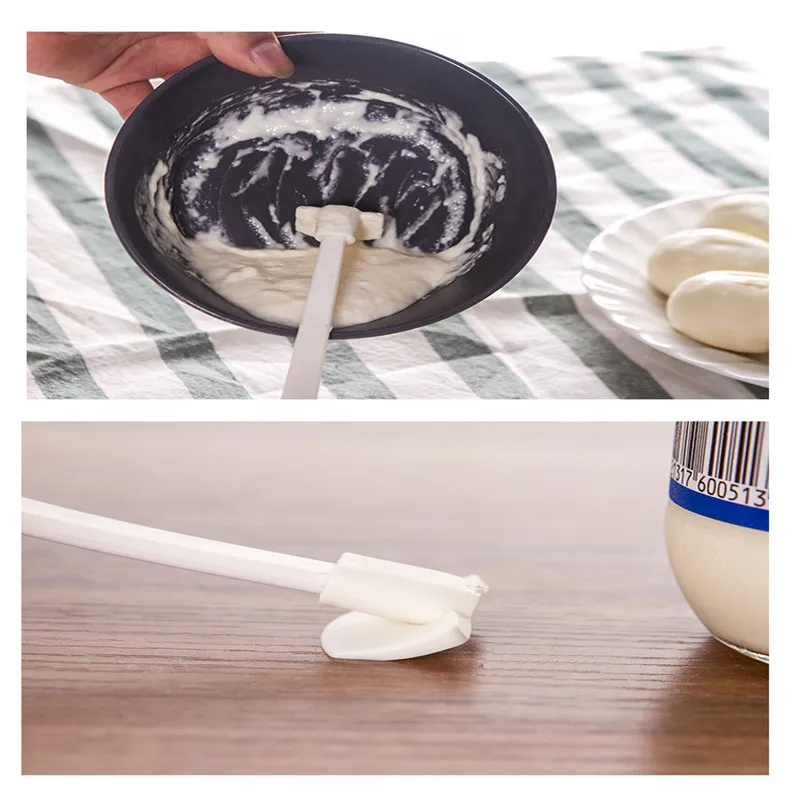 Шпатель для выпечки кухонный мини маленький силиконовый скребок термостойкая