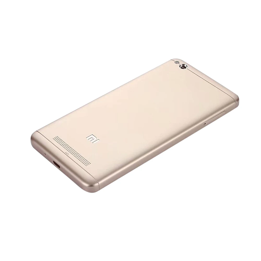 Redmi4A корпус для Xiaomi Redmi 4A Пластиковая Задняя Крышка батарейного отсека Запасные части чехол с кнопками лоток для карт объектив