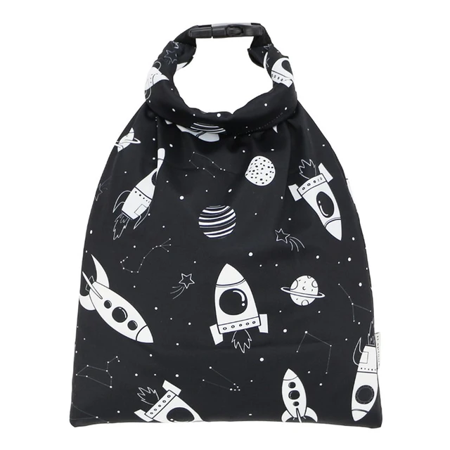 Cute Design Waterproof Washable PUL Storage Large Capacity Cloth Diaper Bag 27*39cm with Socket Pod For Gym Swim Travel Pet 1