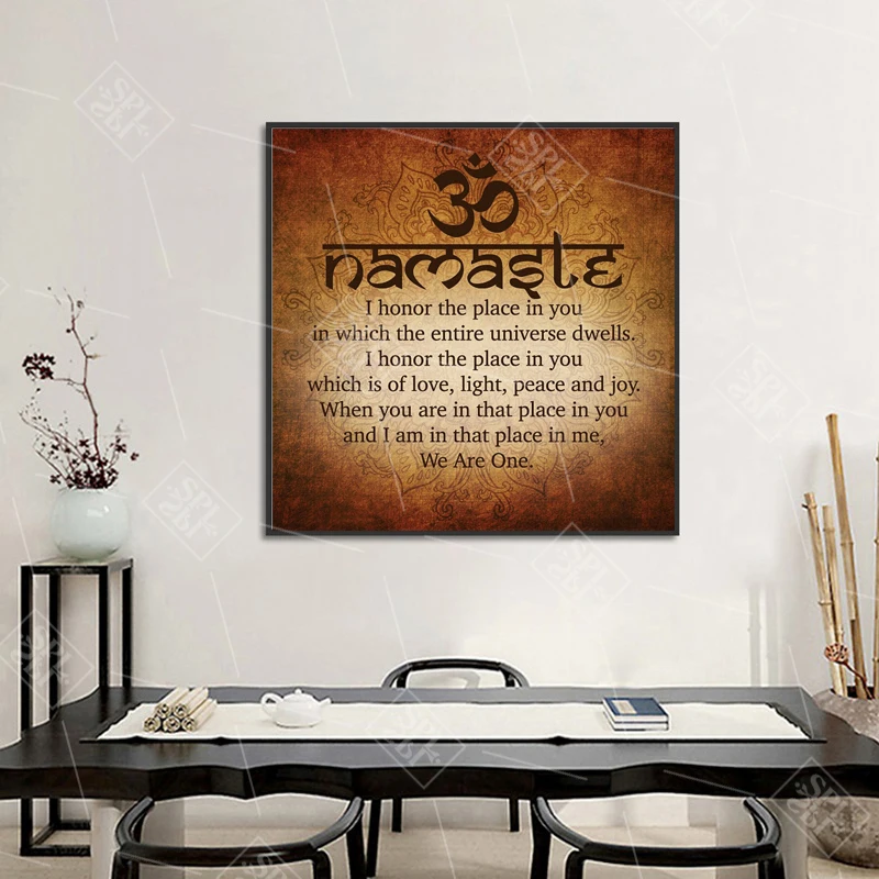 Namaste-Art-Calligraphy-Canvas-Painting-Modern-Wall-Art-Print-Picture-Meditation-Buddha-Painting-Bedroom-Decoration-Posters (2)