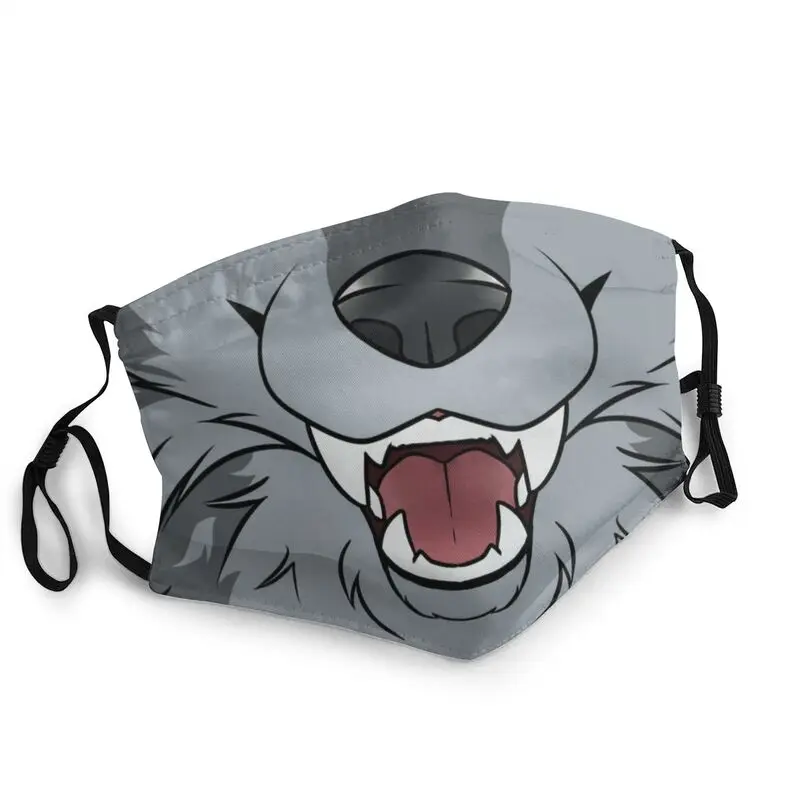 Маска для лица Grey Wolf Maw мужская маска против смога защиты животных респиратор