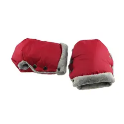 Теплые перчатки для детской коляски, уличные перчатки, осенне-зимние теплые варежки на коляску, детская коляска, муфта для рук