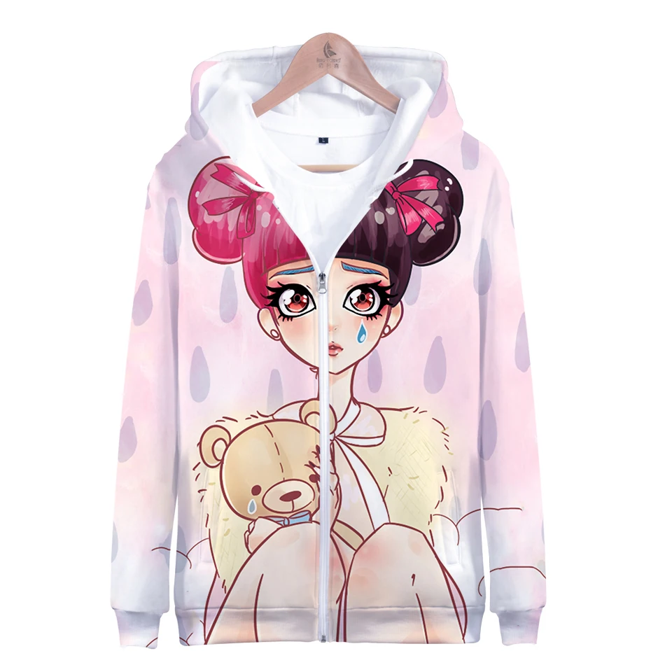  cry baby melanie martinez women hoodies zipper 2019 Hot Polyester Fashion Hoodies Sweatshirt Casual