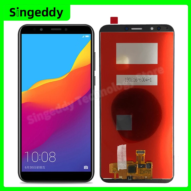 

ЖК-дисплей для Huawei Y7 2018, сенсорный экран для Honor 7C, Y7 PRIME 2018, Y7 Pro 2018, Enjoy 8, 5.99In, полная сборка деталей