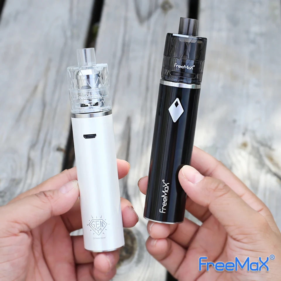 Original Freemax GEMM 80W Starter vape Kit 2900mAh with 5ml GEMM Disposable Vape Tank SingleDual Mesh Electronic Cigarette kit (14)