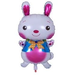 50pcs Easter Bunny Balloon Bulk Sale Helium Foil Balloons for Easter Decoration