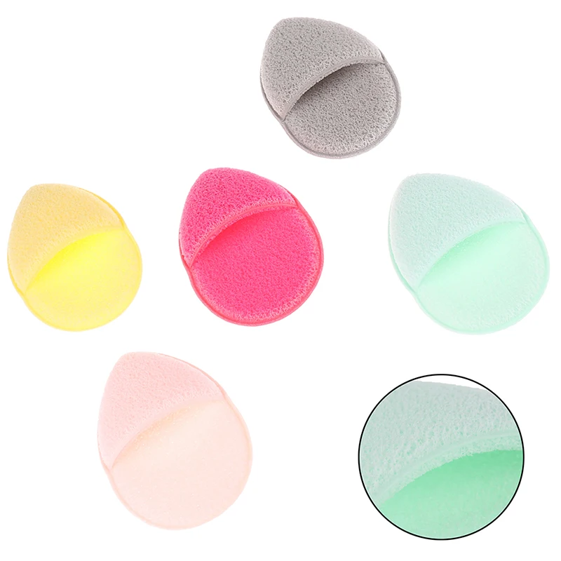 

Konjac Sponge Cosmetic Puff Water Drop Shaped Make Up Puff Face Wash Cleaning Tools Color Random 1pc