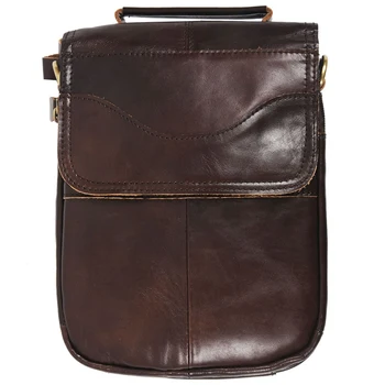 

Leather Male Casual Shoulder Messenger Bag Cowhide Fashion Cross-Body Bag Tote Satchel Bag