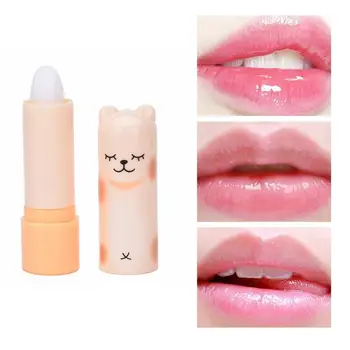 

1pcs Natural Plant Lip Balm Hydrating Colourless Cartoon Lip Balm Fruit Embellish Lipstick Baby Lips Lip Gloss Lip Care TSLM1