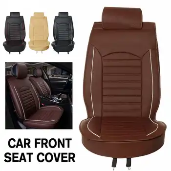 

Waterproof Car Seat Covers Universal PU Leather Auto Front Seat Cushion Protector Pad Mat Fit Most Car Auto Interior Accessories