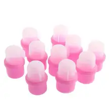 10 носимых ногтей Soakers лака для удаления акриловых наконечников набор ацетон стойкие Горячие