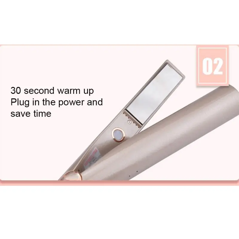 Ceramic Hair Straightener Double-purpose Hair Curler Hair Flat Iron Women Hair Styling Tool US UK EU