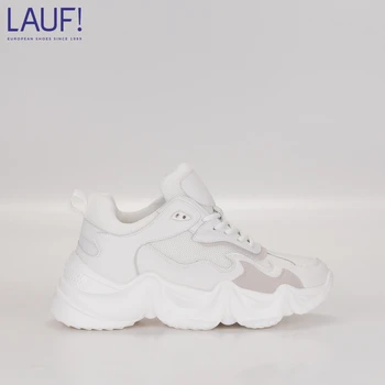 

Sneakers for women d2916-1b, Color Me, genuine leather/textiles, White