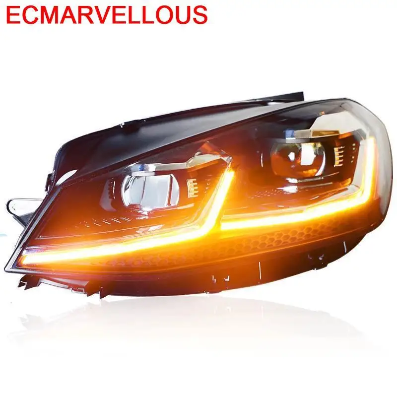 

Neblineros Luces Para Auto Cob Daytime Running Styling Automovil Led Headlights Rear Car Lights Assembly FOR Volkswagen Golf 7