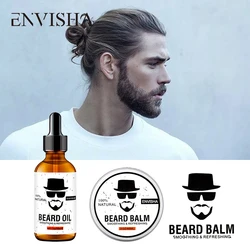 ENVISHA Beard Growth Serum Cream Essential Oil Natural Hair Loss Products For Men Balm Care Hair Growth Nourishing Moisturizing