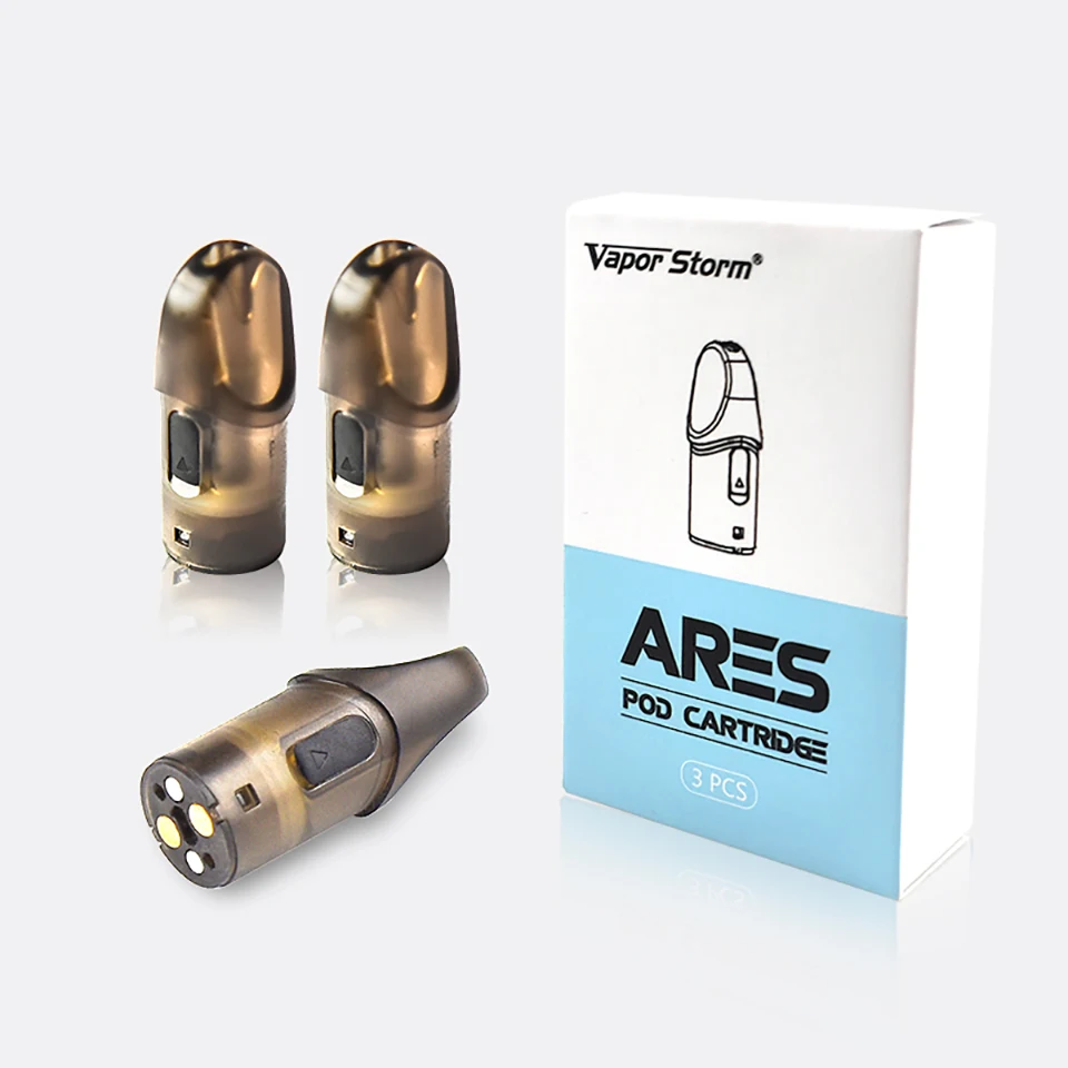 Electronic Cigarette Pod Vapor Storm Ares pod replacement 1.6ml cartridge for Vapor Storm Ares pod vape system kit Accseeories (5)