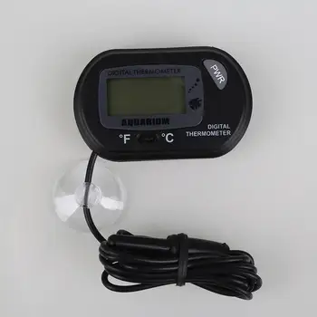 

LCD Clock Water Terrarium Digital Thermometer Gadget Digital Fish Aquarium Fish Tank Lcd Lcd Thermometer Tank Home