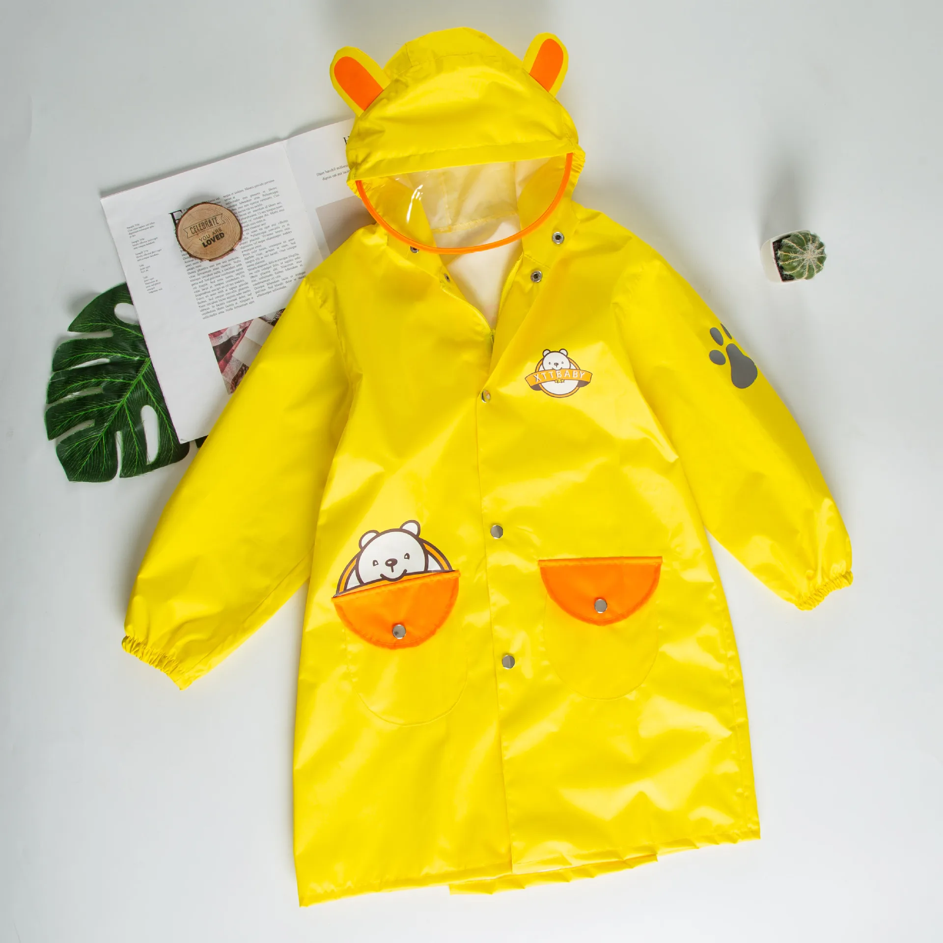 Детский дождевик 95-170 см, непромокаемое пальто для мальчиков и девочек, дождевик, куртки-пончо, chubasqueros