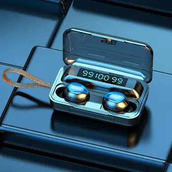 

F9 Stereo Sports Earbuds TWS Bluetooth 5.0 Earphones Charging Shipping Wireless With Case Waterproof Fast Mic Headsets Earp X5D0