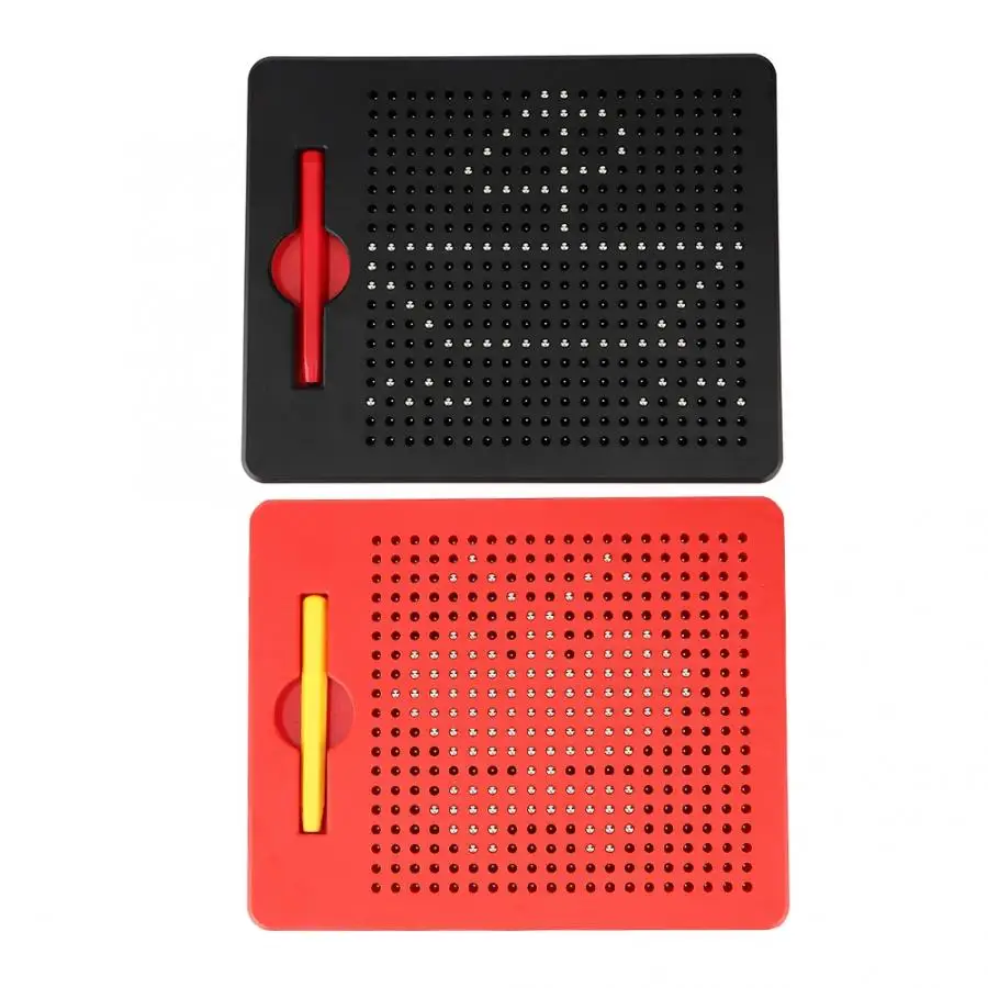 21.5x17.5cm Magnetic Ball Sketch Pad Tablet Drawing Pen Board with Stylus Kids Portable Montessori Toy | Игрушки и хобби